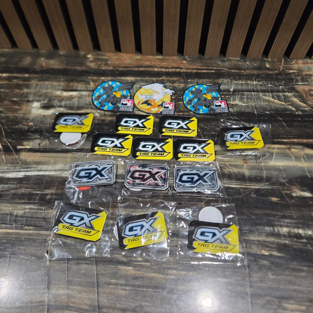Pokemon Limited Edition GX Tag Team Metals And Patches